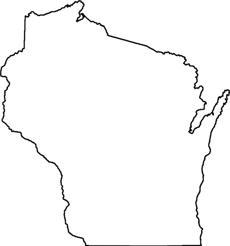 Wisconsin mapa